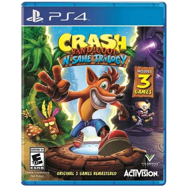 CRASH TRILOGY دیسک بازی Crash Bandicoot N. Sane Trilogy برای PS4 - Image 1