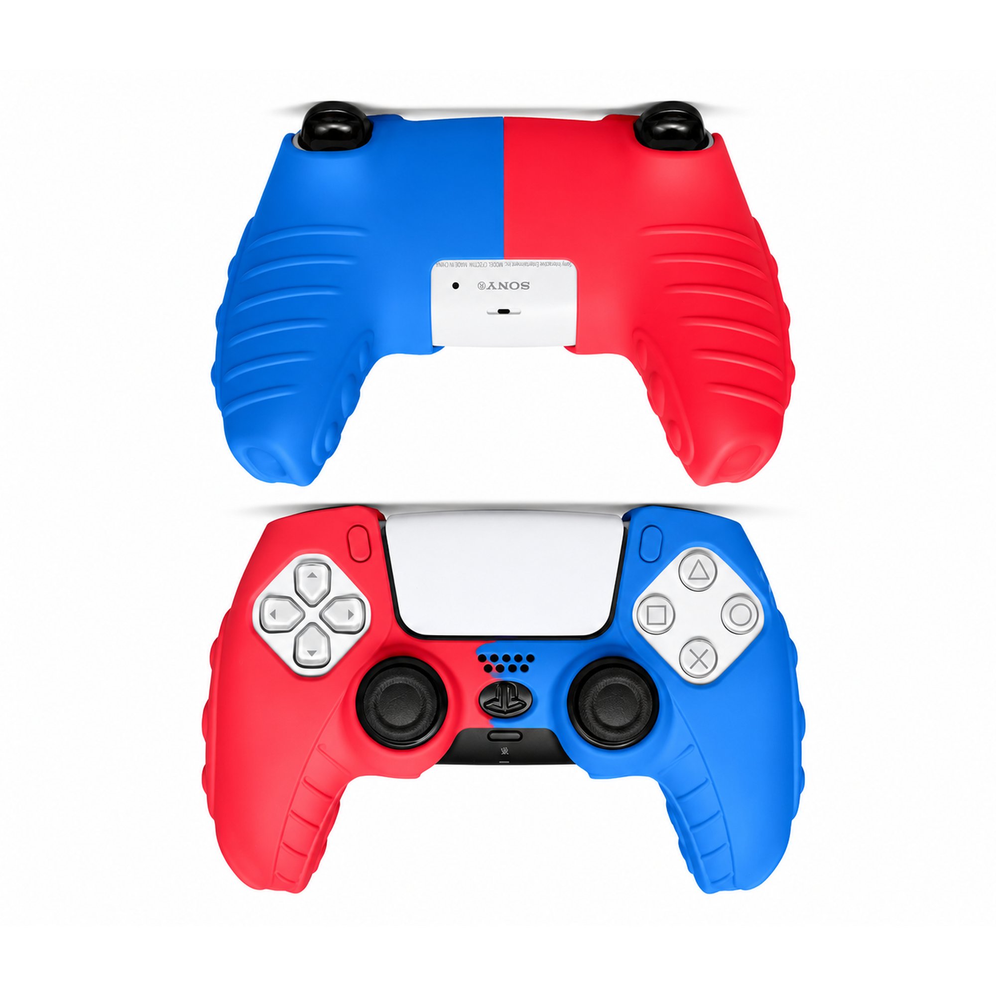 ps5-cover (15) کاور دسته PS5 کد 2 رنگ ابی قرمز - Image 1